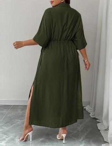 Rochie lunga SHEIN CURVE, verde