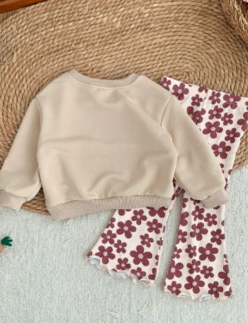 Compleu Shein Kids, crem