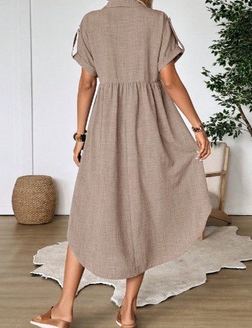 Rochie lunga Emery Rose, maro