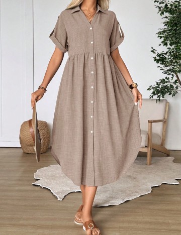 Rochie lunga Emery Rose, maro