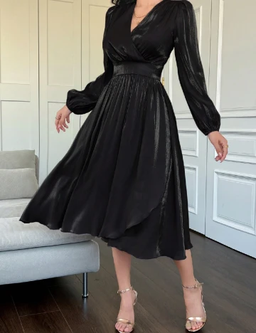 Rochie medie Dazy, negru