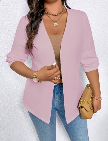 
						Blazer SHEIN CURVE, roz
