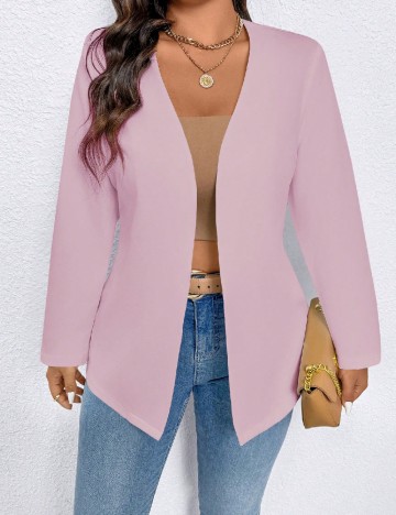 Blazer SHEIN CURVE, roz