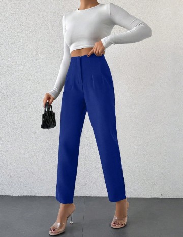 Pantaloni SHEIN, albastru