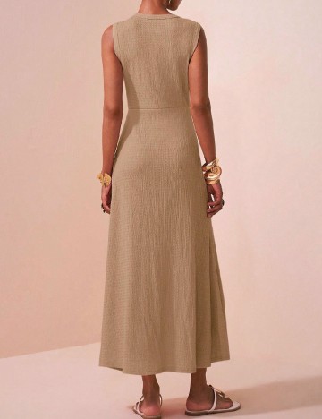 Rochie lunga SHEIN, maro deschis