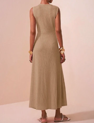 Rochie lunga SHEIN, maro deschis