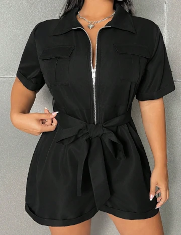 Salopeta SHEIN CURVE, negru