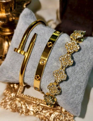 
						Set Bratari 3 bucati SHEIN, auriu