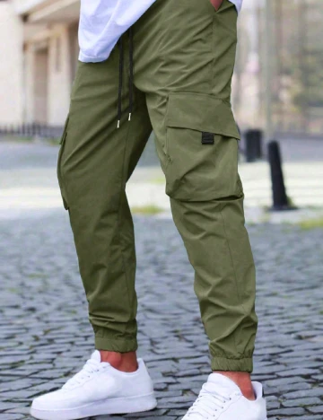 Pantaloni SHEIN, verde