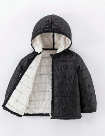 Geaca Shein Kids, negru