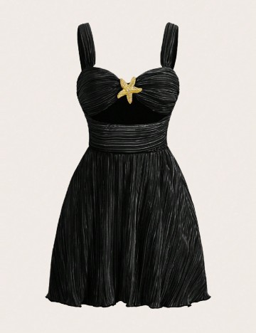 Rochie scurta SHEIN CURVE, negru