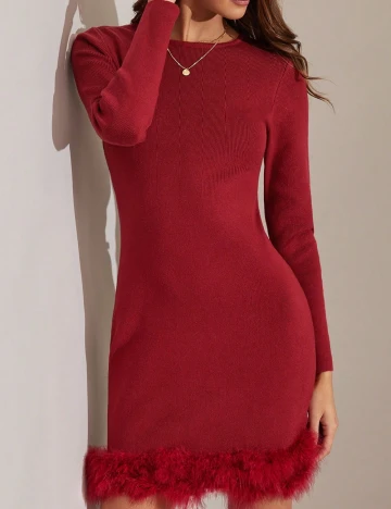 Rochie scurta SHEIN, rosu