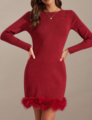 Rochie scurta SHEIN, rosu