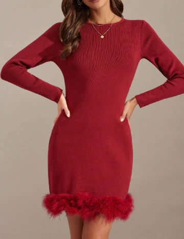 Rochie scurta SHEIN, rosu