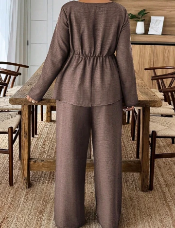 Compleu SHEIN CURVE, maro