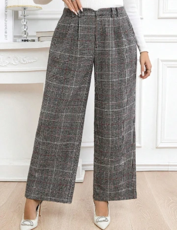 Pantaloni SHEIN CURVE, gri