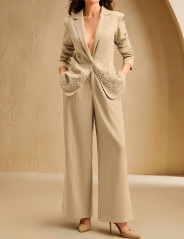 
						Compleu SHEIN, maro deschis