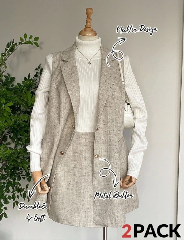 Compleu SHEIN CURVE, bej