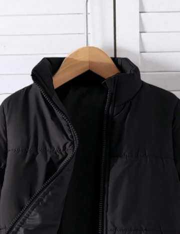 Geaca Shein Kids, negru