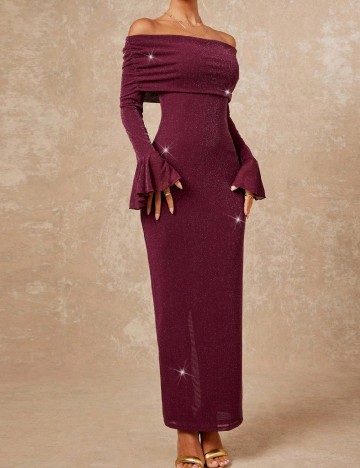 
						Rochie lunga SHEIN, pruna