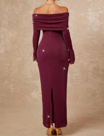 Rochie lunga SHEIN, pruna