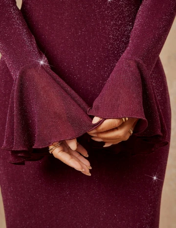 Rochie lunga SHEIN, pruna