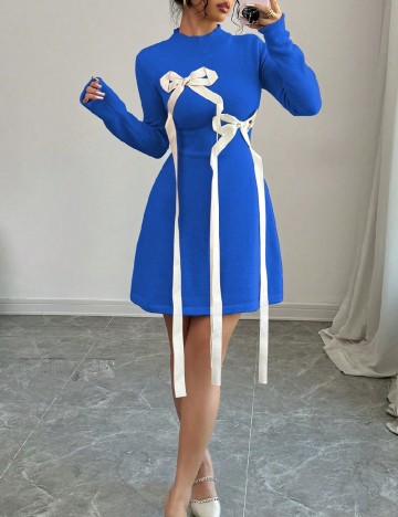 Rochie scurta SHEIN, albastru