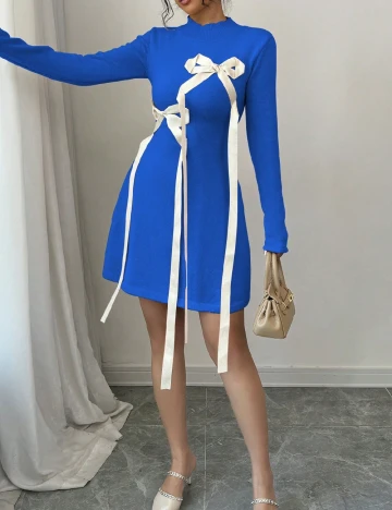 Rochie scurta SHEIN, albastru