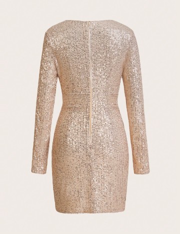Rochie scurta SHEIN, crem