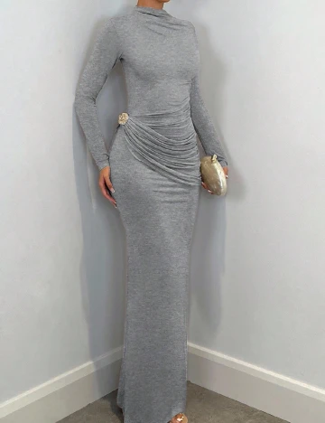 Rochie lunga SHEIN, gri