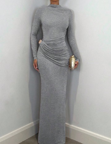 Rochie lunga SHEIN, gri