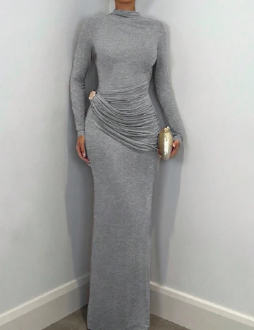 Rochie lunga SHEIN, gri