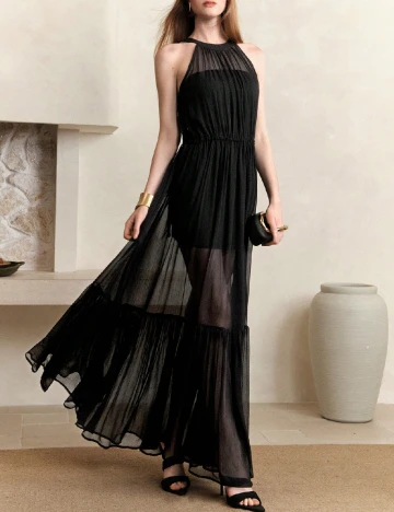 Rochie lunga SHEIN, negru