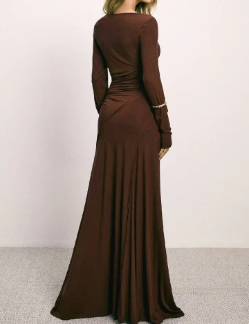 Rochie lunga SHEIN, maro