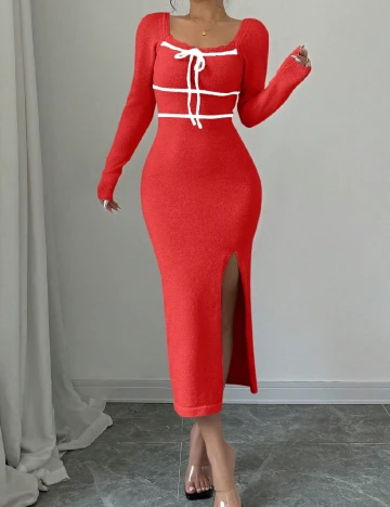 Rochie medie SHEIN, rosu