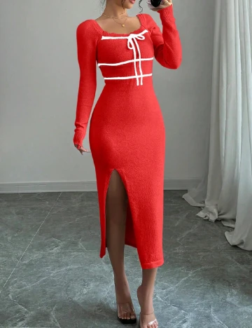 Rochie medie SHEIN, rosu