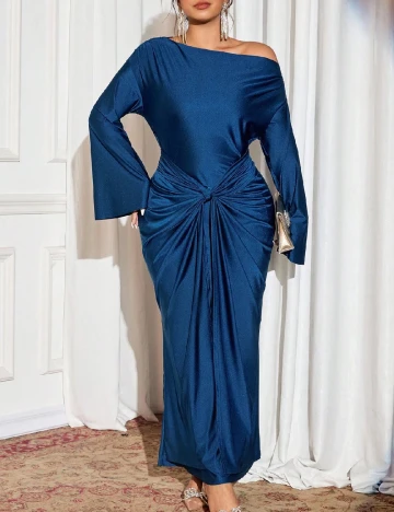 Rochie lunga SHEIN CURVE, albastru