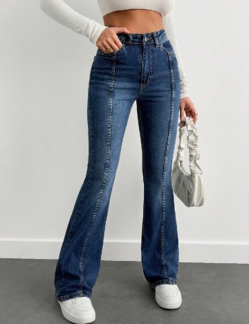 
						Blugi SHEIN, albastru