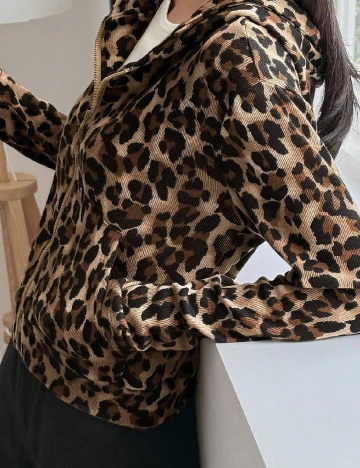 Hanorac Dazy, animal print