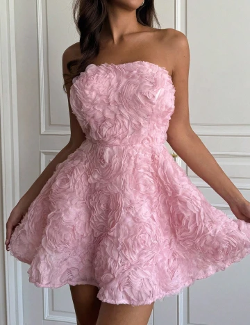 Rochie scurta SHEIN, roz