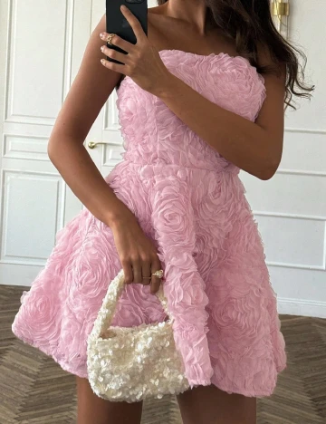 Rochie scurta SHEIN, roz