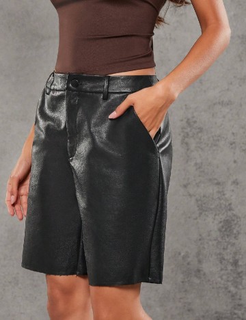 Pantaloni scurti SHEIN, negru