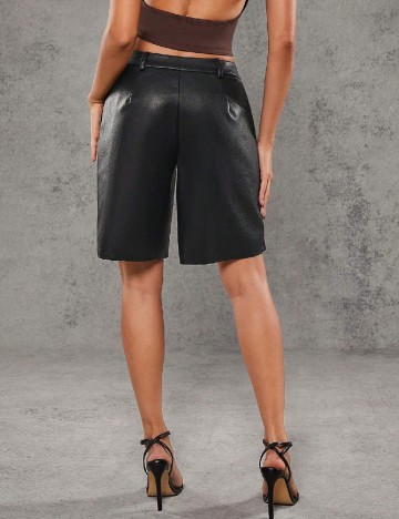 Pantaloni scurti SHEIN, negru