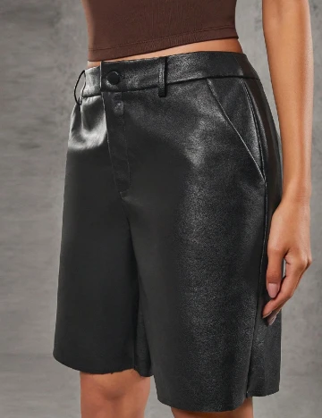 Pantaloni scurti SHEIN, negru