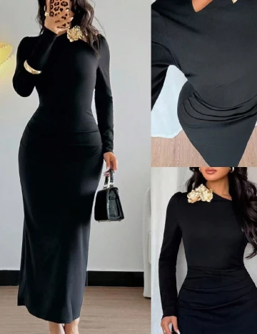 Rochie lunga SHEIN, negru