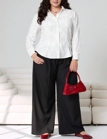 Camasa SHEIN CURVE, alb