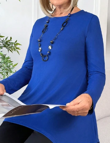 Bluza Emery Rose, albastru