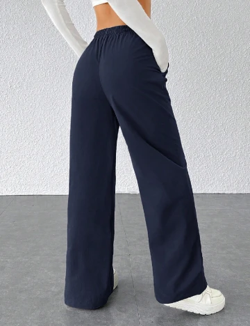 Pantaloni SHEIN, bleumarin