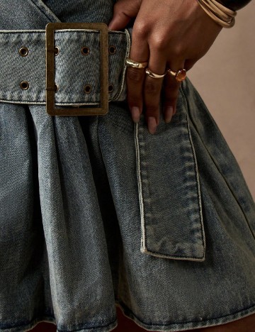 Rochie scurta Missguided, albastru