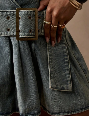 Rochie scurta Missguided, albastru